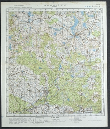 Mapa topograficzna : N-33-114 : Dębno