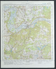 Mapa topograficzna : N-33-60 : Lębork