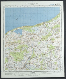 Mapa topograficzna : N-33-58 : Sławno