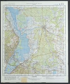Mapa topograficzna : N-33-90 : Szczecin