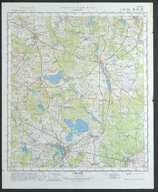 Mapa topograficzna : N-33-82 : Szczecinek