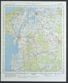 Mapa topograficzna : N-33-78 : Wolin