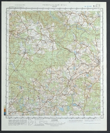 Mapa topograficzna : N-33-71 : Bytów