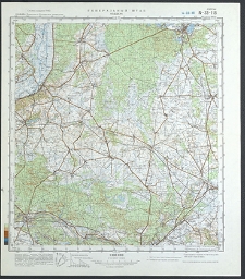 Mapa topograficzna : N-33-118 : Chodzież