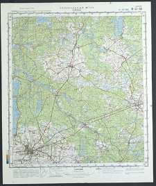 Mapa topograficzna : N-33-84 : Chojnice