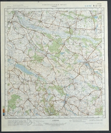 Mapa topograficzna : N-33-103 : Choszczno