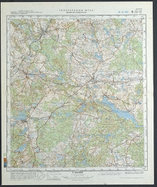 Mapa topograficzna : N-33-92 : Drawsko Pomorskie