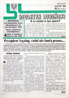 Biuletyn Lubiński nr 2 (51), luty `95