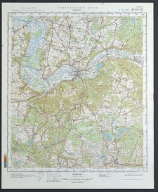 Mapa topograficzna : N-33-60 : Lębork