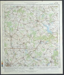 Mapa topograficzna : N-33-91 : Stargard Szczeciński