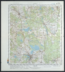 Mapa topograficzna : N-33-82 : Szczecinek