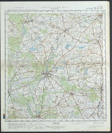 Mapa topograficzna : N-33-119 : Wągrowiec