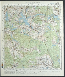 Mapa topograficzna : N-33-93 : Złocieniec