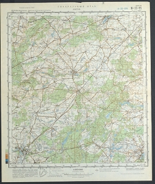Mapa topograficzna : N-33-95 : Złotów