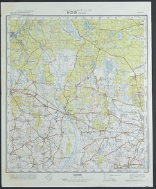 Mapa topograficzna : N-33-89 : Torgelow