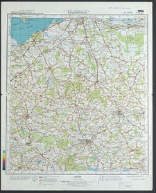 Mapa topograficzna : N-34-XV : Bagrationowsk