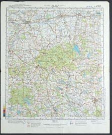 Mapa topograficzna : N-34-XVII : Suwałki