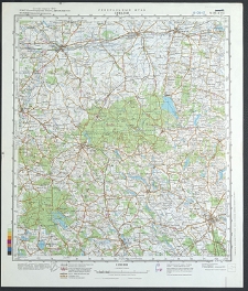 Mapa topograficzna : N-34-XVII : Suwałki