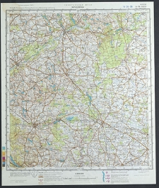 Mapa topograficzna : N-34-XXVI : Brodnica