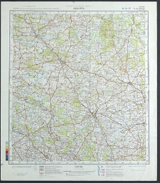 Mapa topograficzna : N-34-XXVII : Ciechanów