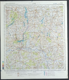 Mapa topograficzna : N-34-XXXI : Konin