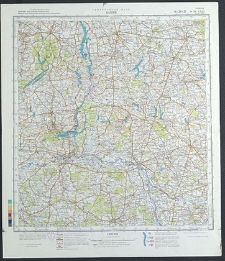 Mapa topograficzna : N-34-XXXI : Konin