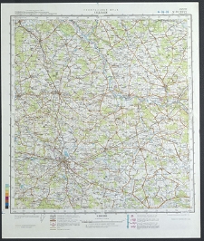 Mapa topograficzna : N-34-XXXV : Siedlce