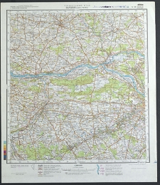 Mapa topograficzna : N-34-XXXIII : Warszawa