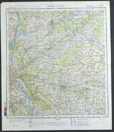 Mapa topograficzna : N-34-XXXIV : Warszawa