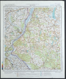 Mapa topograficzna : N-33-XXVII : Myślibórz
