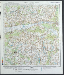 Mapa topograficzna : N-33-XXX : Wągrowiec