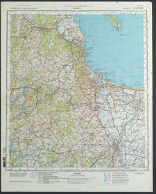 Mapa topograficzna : N-34-XIII : Gdańsk