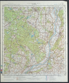 Mapa topograficzna : N-34-XIX : Grudziądz