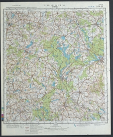 Mapa topograficzna : N-34-XX : Ostróda