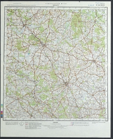 Mapa topograficzna : N-34-XXVII : Ciechanów
