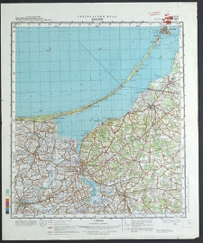 Mapa topograficzna : N-34-XIV : Elbląg