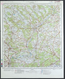 Mapa topograficzna : N-34-XXVIII : Ostrołęka
