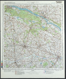 Mapa topograficzna : N-34-XXXII : Płock