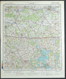 Mapa topograficzna : N-34-XVI : Czerniachowsk