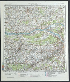 Mapa topograficzna : N-34-XXXIII : Warszawa