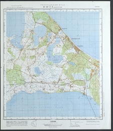 Mapa topograficzna : N-33-77-A : Świnoujście