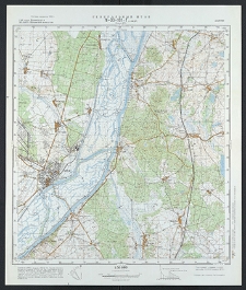 Mapa topograficzna : N-33-101-G : Schwedt