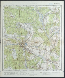 Mapa topograficzna : N-33-90-B : Goleniów