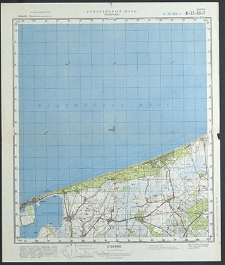 Mapa topograficzna : N-33-66-G : Pobierowo
