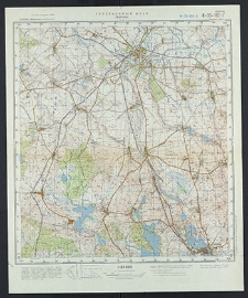 Mapa topograficzna : N-33-102-G : Pyrzyce