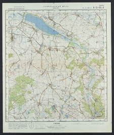 Mapa topograficzna : N-33-103-W : Brzesko