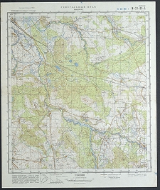 Mapa topograficzna : N-33-81-A : Byszyno