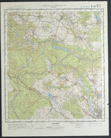 Mapa topograficzna : N-33-71-B : Bytów