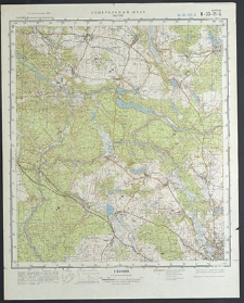 Mapa topograficzna : N-33-71-B : Bytów