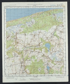 Mapa topograficzna : N-33-48-G : Choczewo